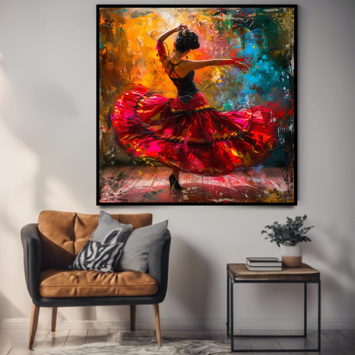 Flamenco Dancer Spanish Dance Art Print - Image 3