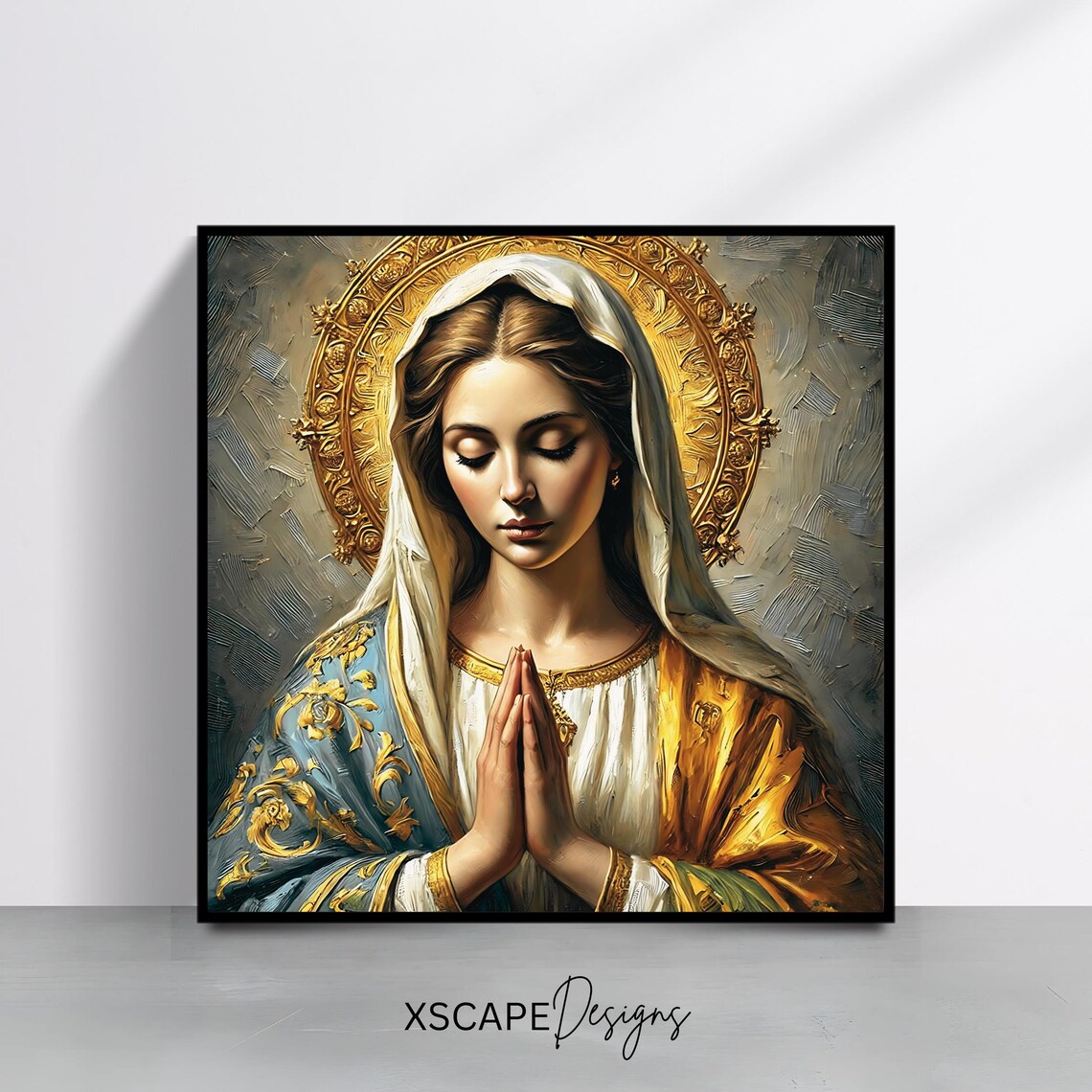 Blessed Virgin Mary - Catholic Religious Decor Print