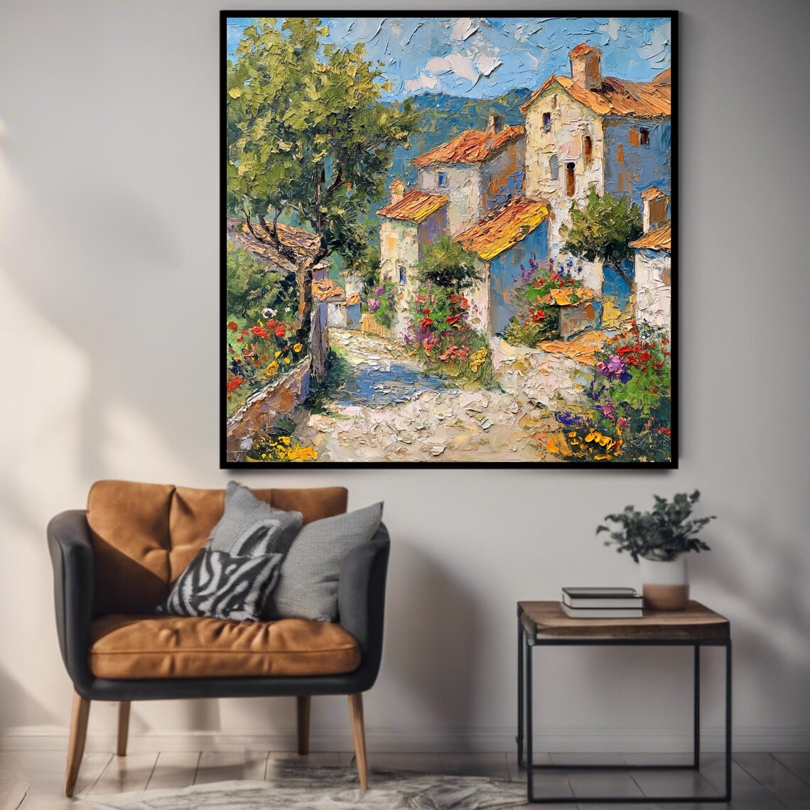 Italian Village, Mediterranean Rustic Landscape - Image 3