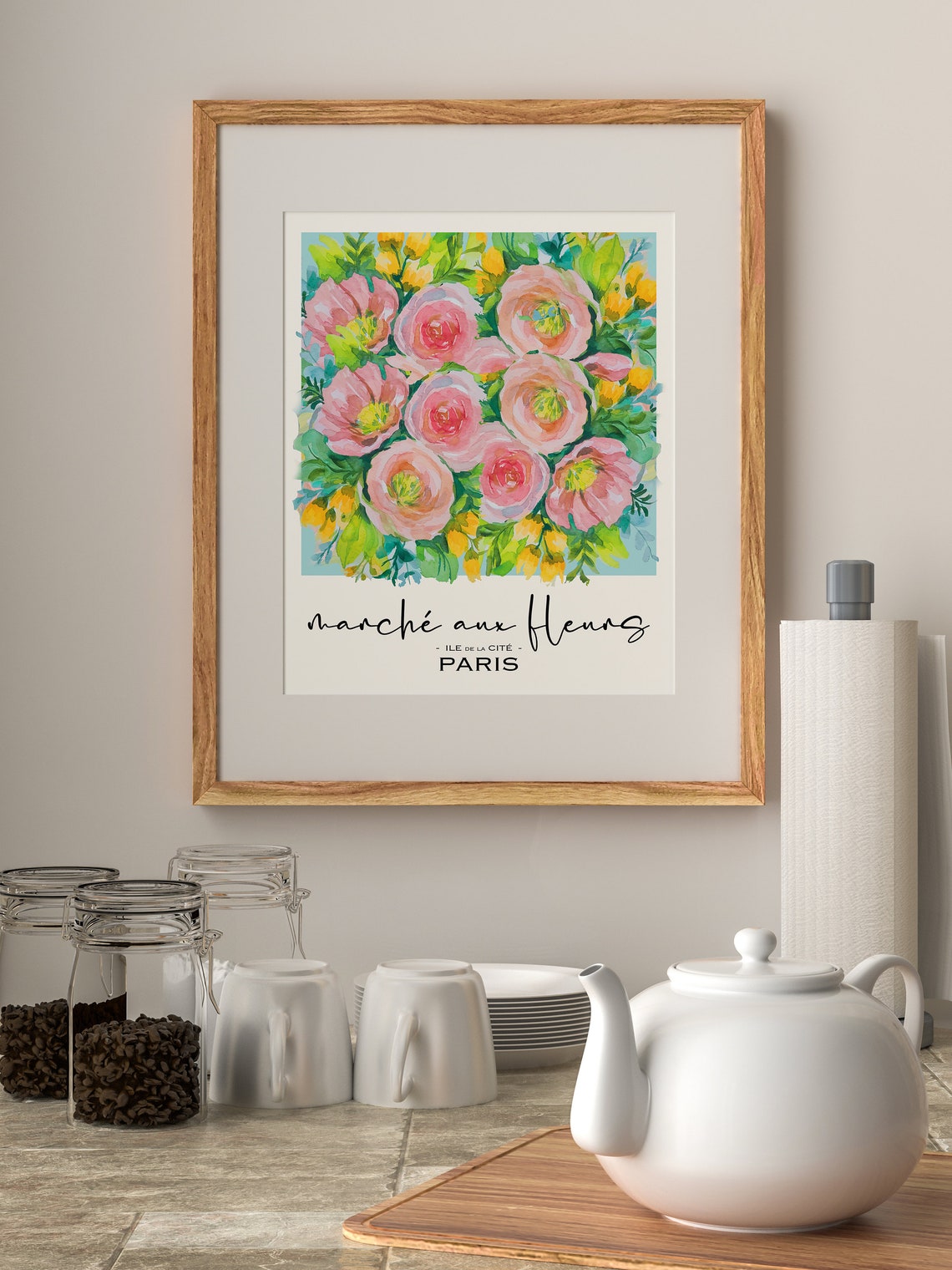 Flower Market Poster Flower Poster Flower Wall Art French Wall Art French Decor Romantic Wall Art Bedroom Art Gift For Girl - Image 4