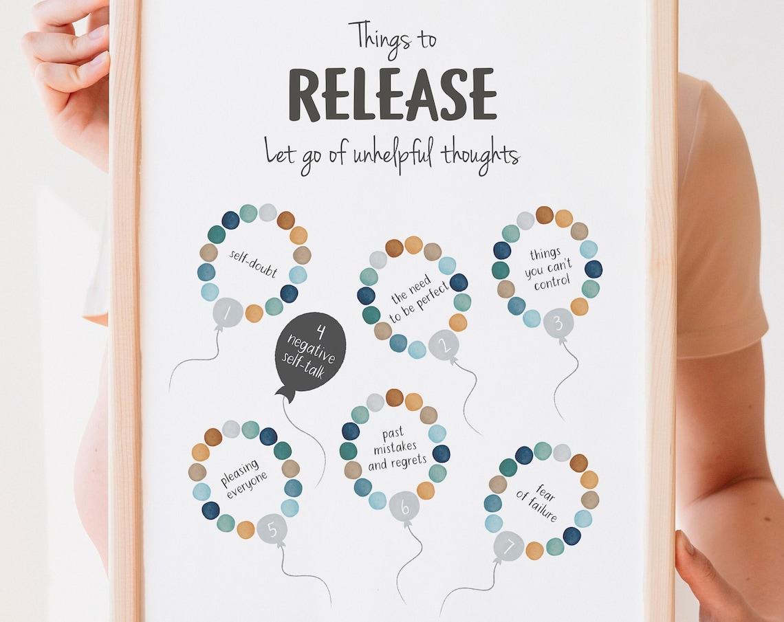 Coping Skills Poster, Calming Corner Office Decor