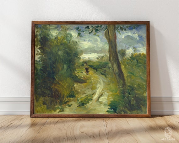 Auguste Renoir Landscape Between Storms Impressionist Art Print Framed Landscape Poster Wall Decor Renoir Print 1875