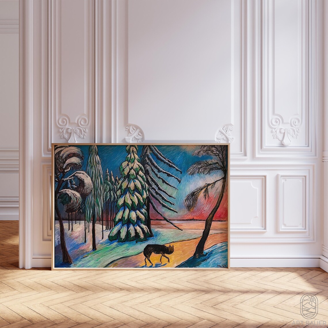 Night Prowler, Marianne Von Werefkin Wolf Art Print - Image 3