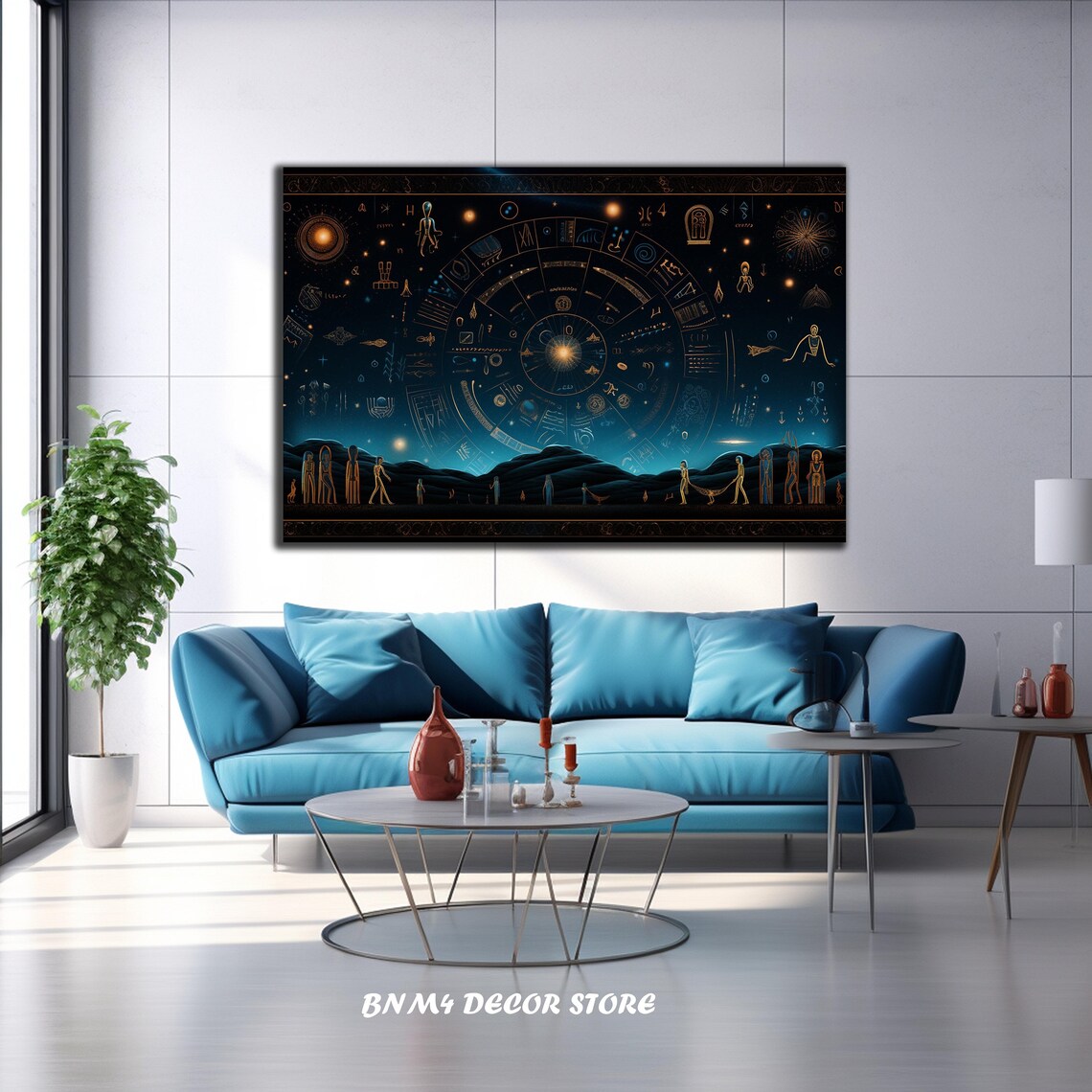 Ancient Egyptian Hieroglyphs Wall Decor Art Print