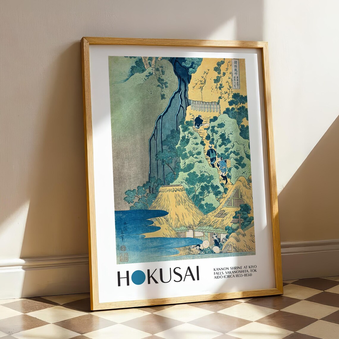 Katsushika Hokusai, Kannon Shrine At Kiyo Falls Art Print