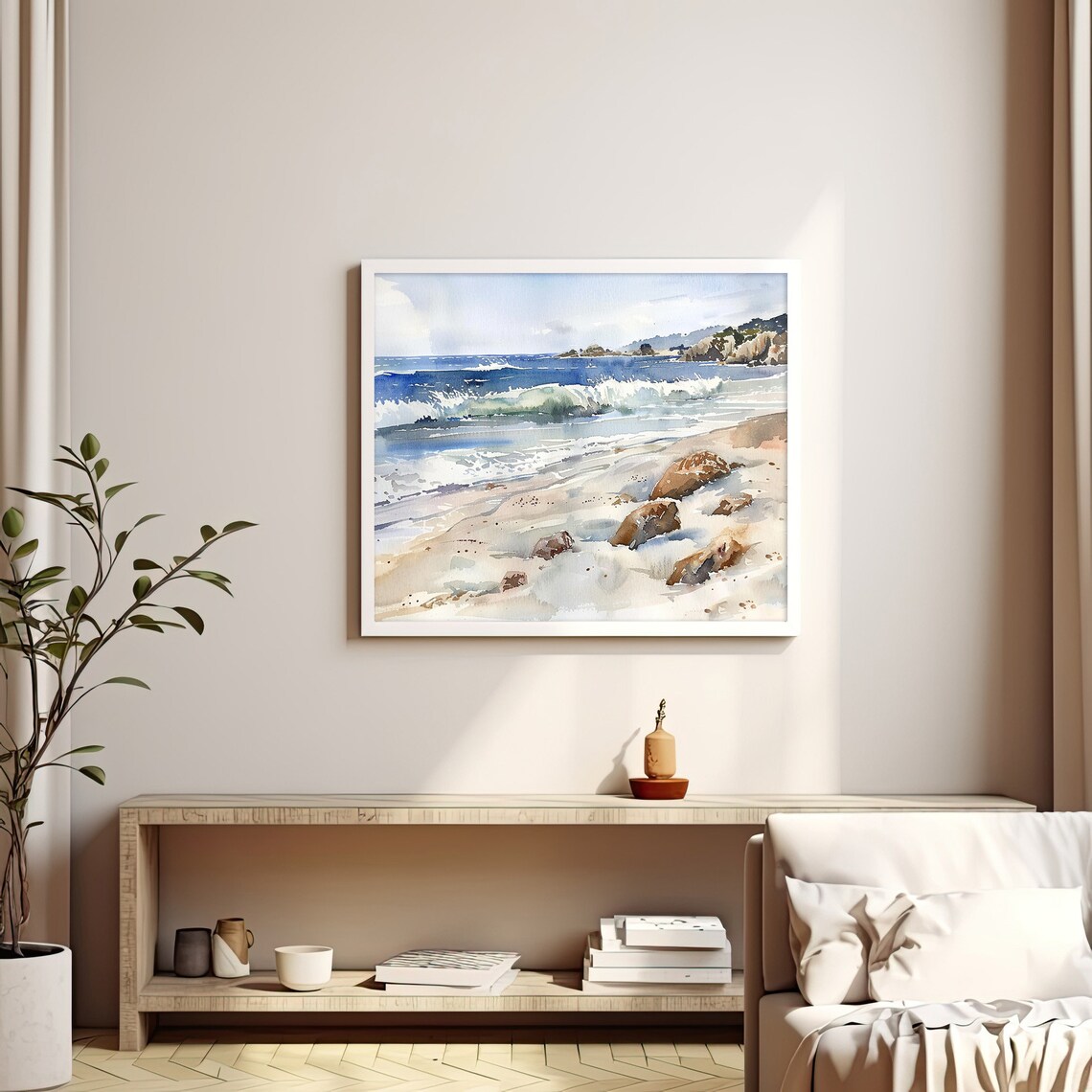 Monterey Bay Seascape Home Wall Art Print - Image 3
