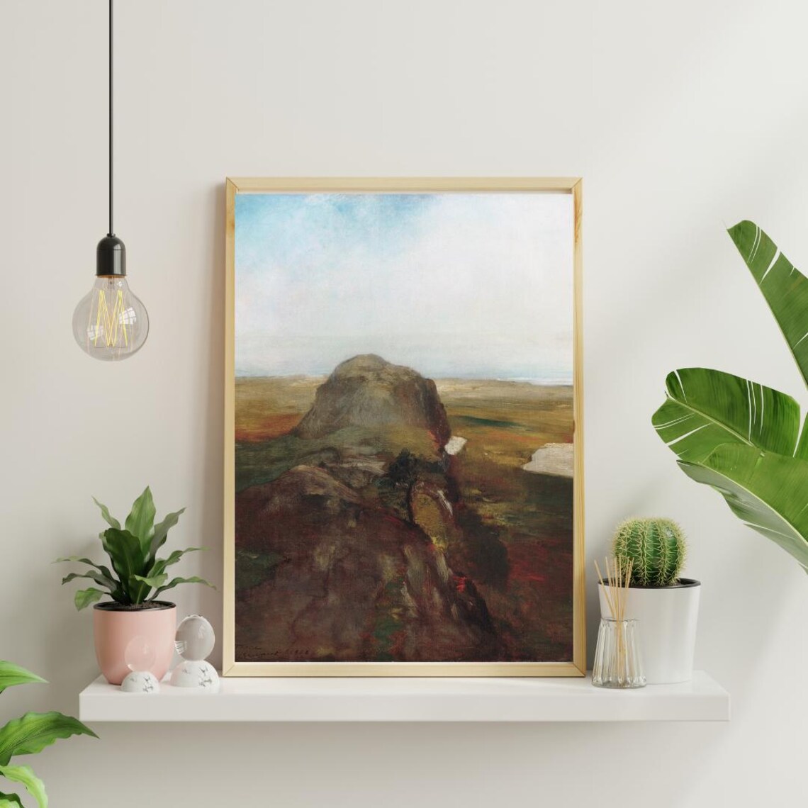 Hanging Rock Newport Rhode Island Vintage Landscape - Image 2