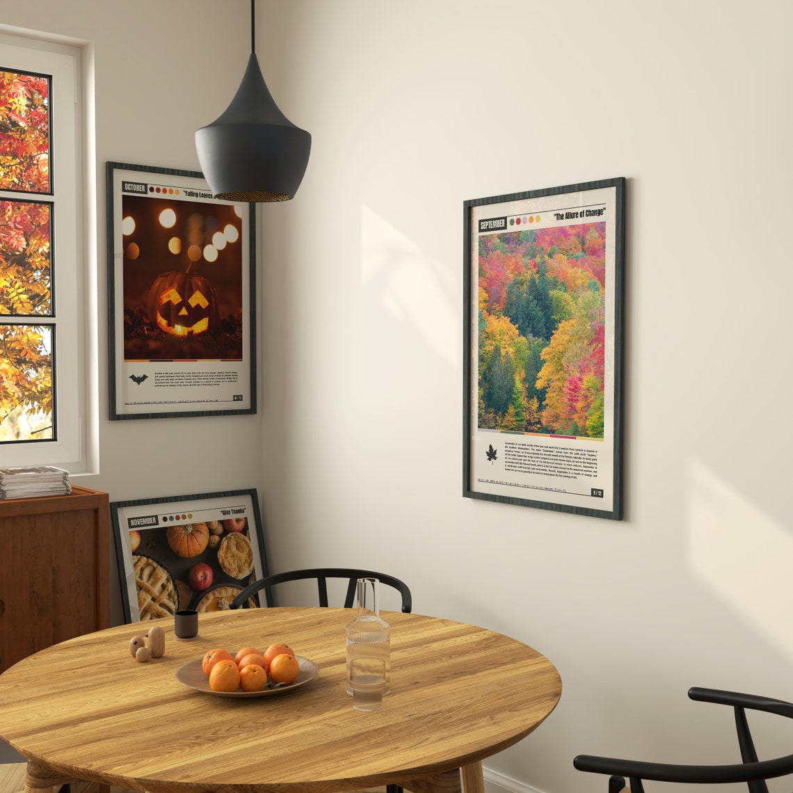 September Autumn Colors Fall Foliage The Allure of Change Poster - Image 6