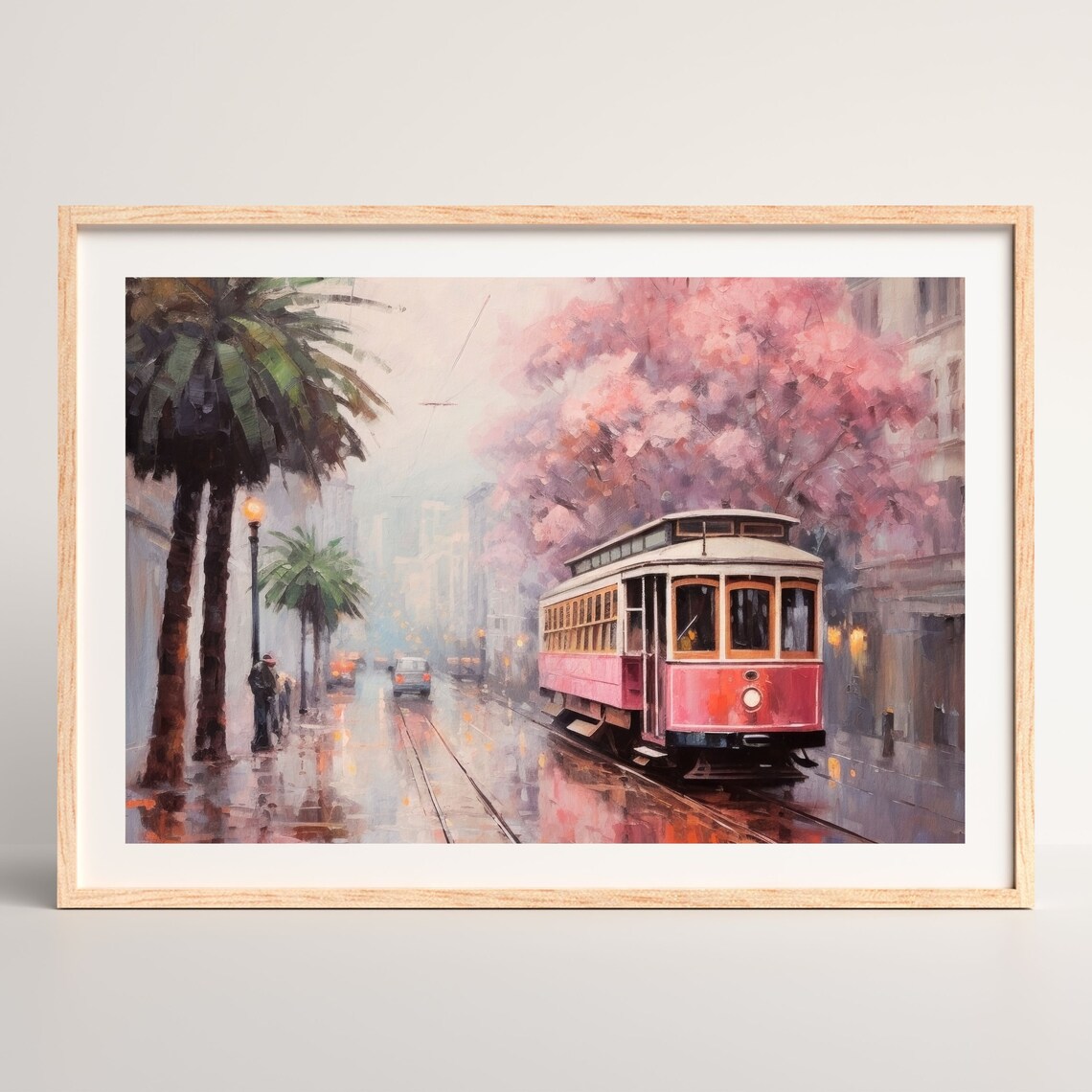San Francisco Retro Pastel Vintage Art Print - Image 2