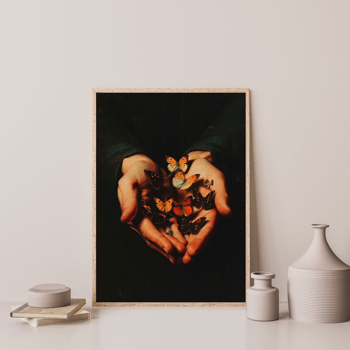 Moth Painting, Dark Academia Vintage Art Print - Image 3