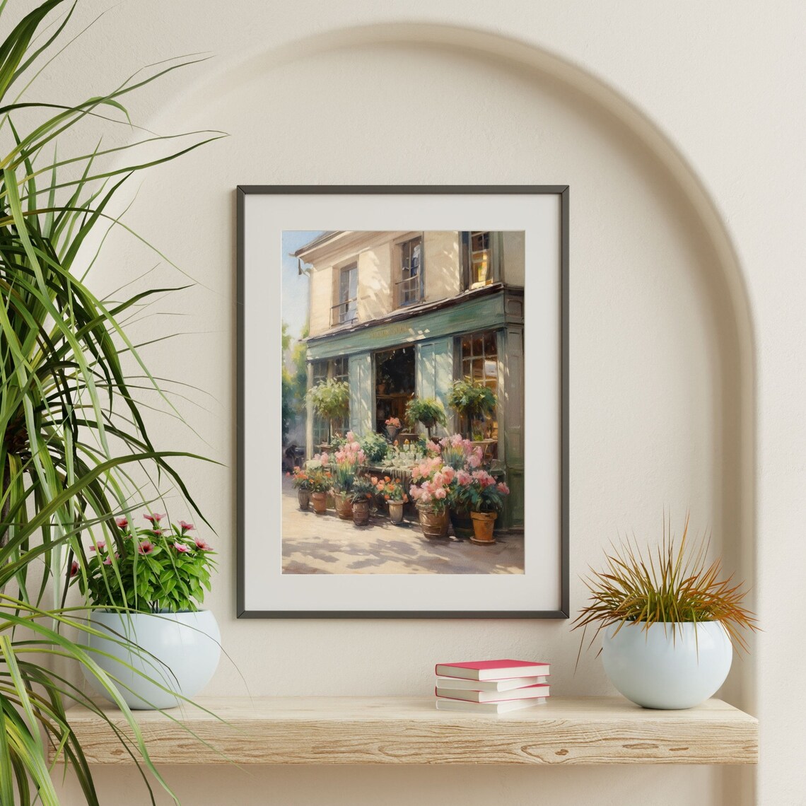 Plant Shop Botanical Poster, Rustic European Retro - Image 2