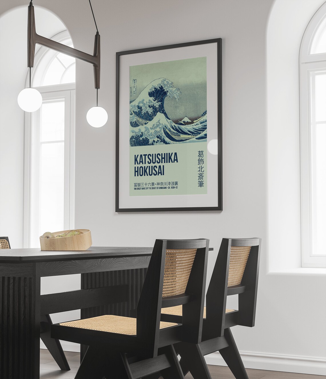 Katsushika Hokusai The Great Wave Exhibition Poster - Image 2