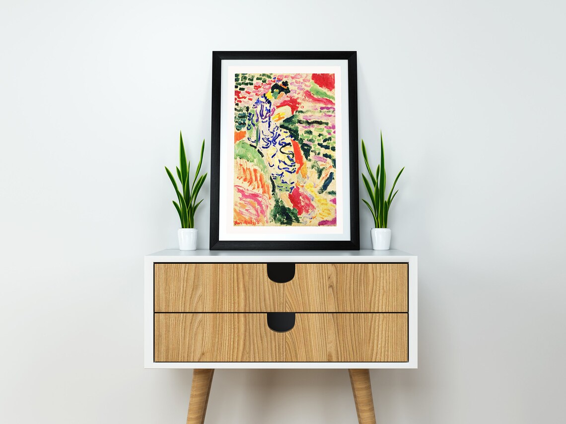Matisse La Japonaise Vintage Exhibition Art Print - Image 2