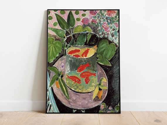 Henri Matisse Goldfish Vintage Art Print