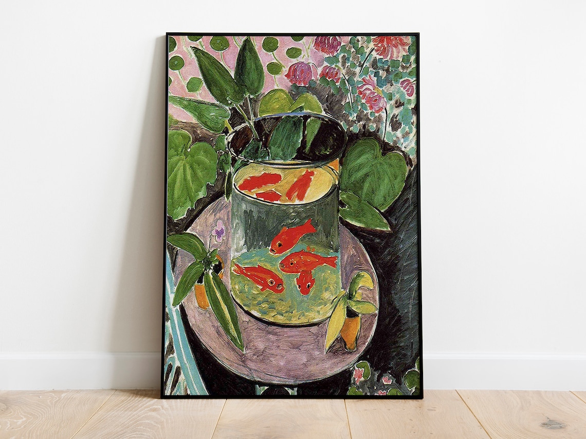 Henri Matisse Goldfish Vintage Art Print
