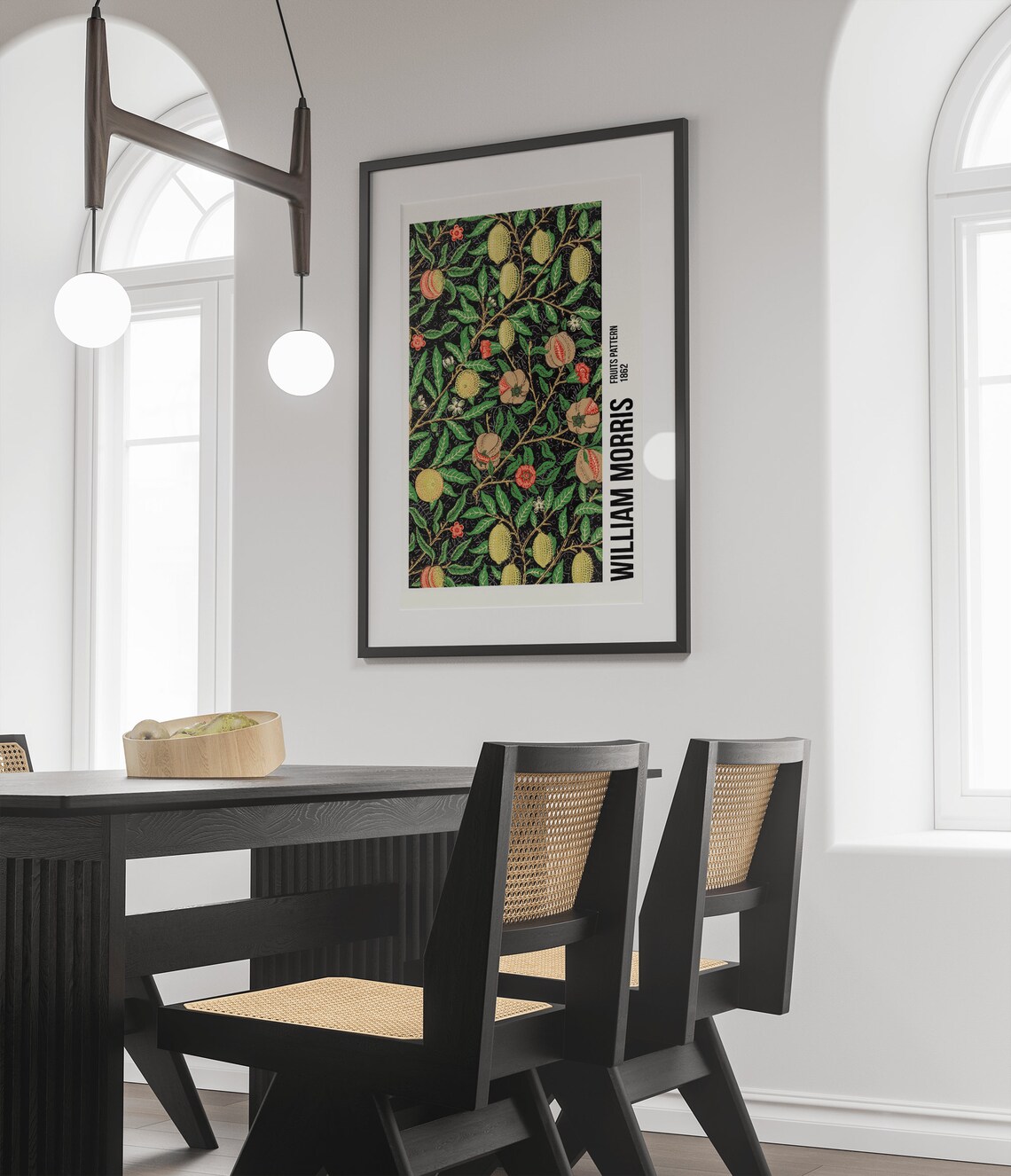 William Morris Exhibition Poster, Fruit Pattern Art Print - Image 3
