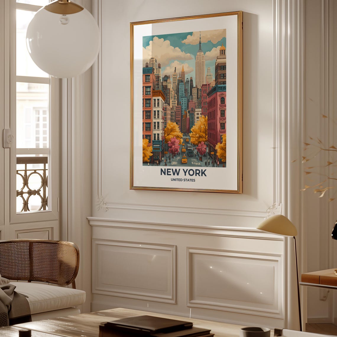 New York Travel Poster New York Poster New York Travel Print New York City Print Travel Print Travel Poster New York Wall Decor 014 - Image 2