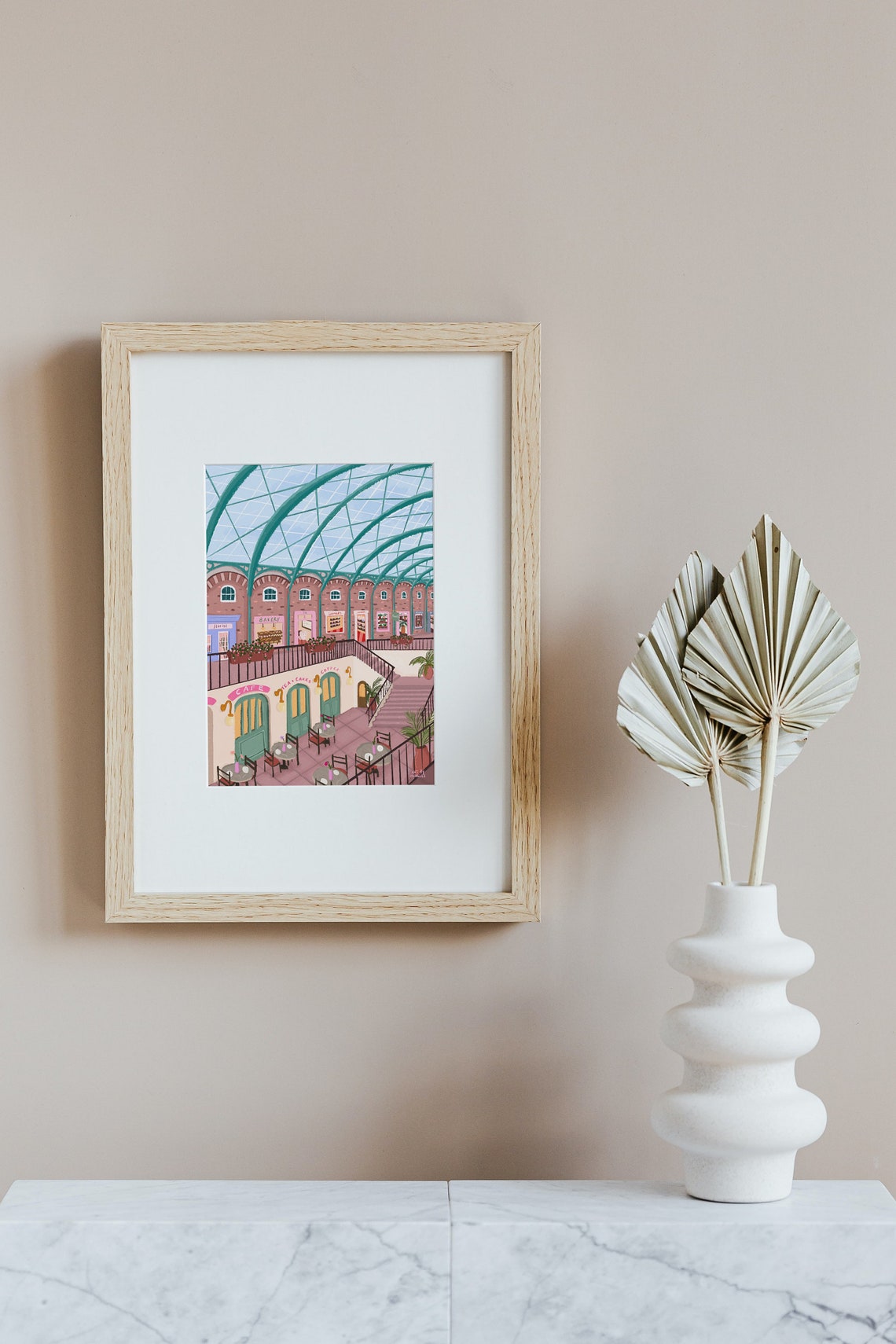 Covent Garden Art Print, London Travel Poster - Image 5