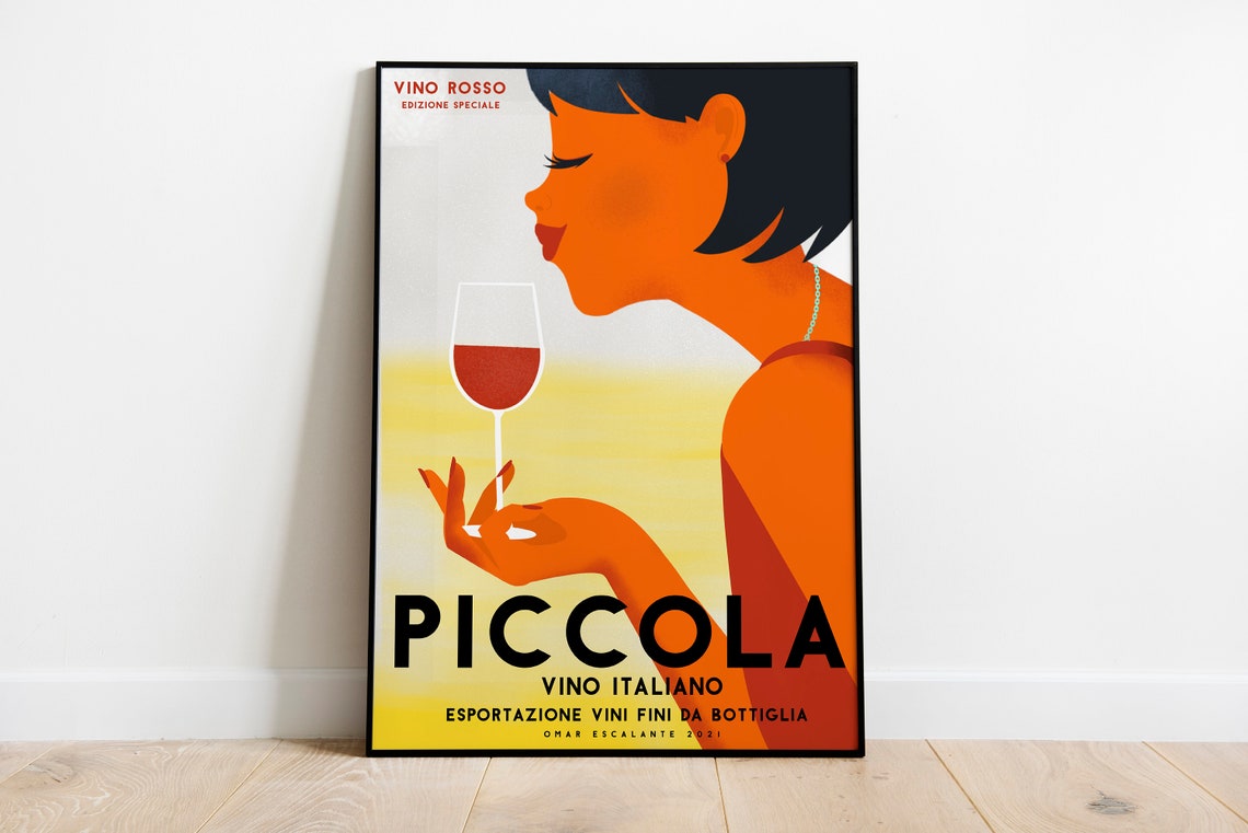 Vintage Italian Alcohol Advertising Poster Italian Retro Ads Alcohol Promotion Poster Food And Drink Inches 8x10 12x16 12x18 18x24 24x36