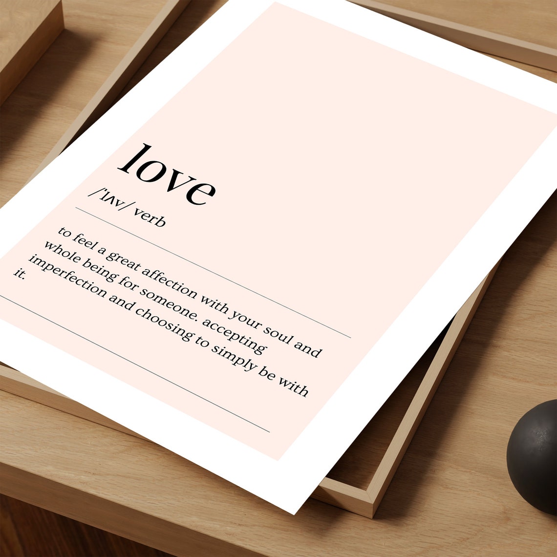 Love Dictionary Definition Definition Wall Art Print Gift For Her Instant Love Definition Poster Pink Print Lbl003 - Image 8