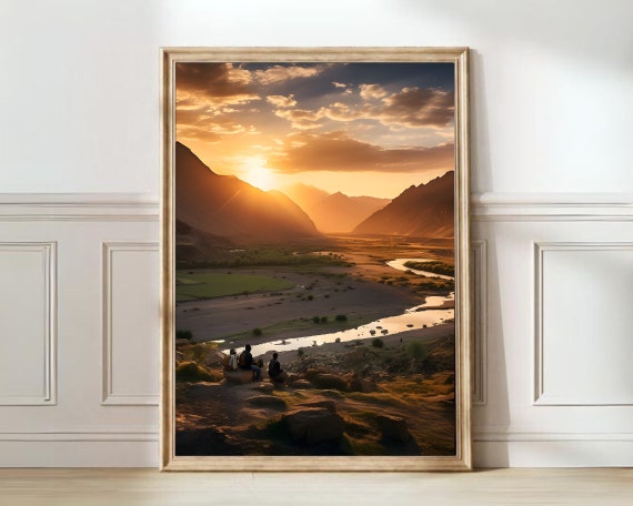 Afghanistan Travel Poster, Kabul and Herat Wall Art
