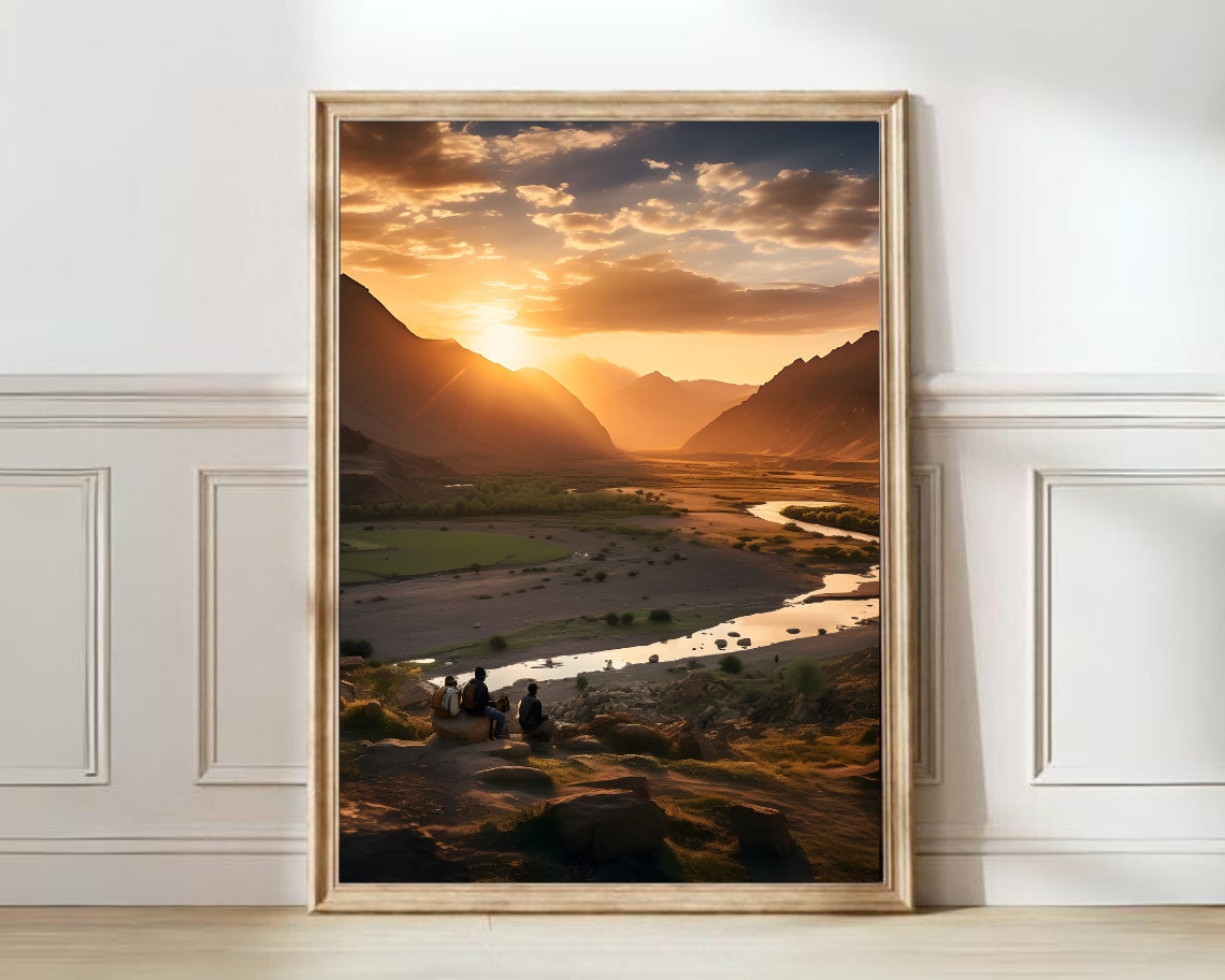 Afghanistan Travel Poster, Kabul and Herat Wall Art