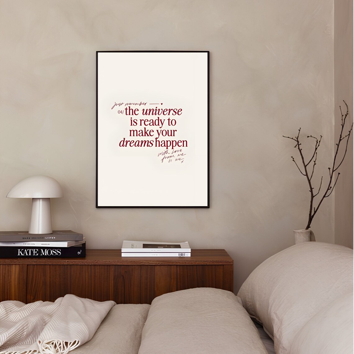 The Universe Is Ready to Make Your Dreams Happen Quote Poster - Image 2
