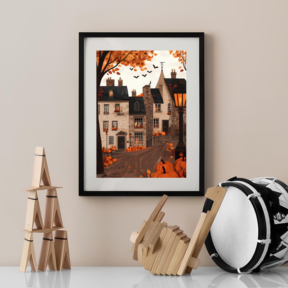 Edinburgh Illustration, Autumn Scotland Travel Poster - Image 2