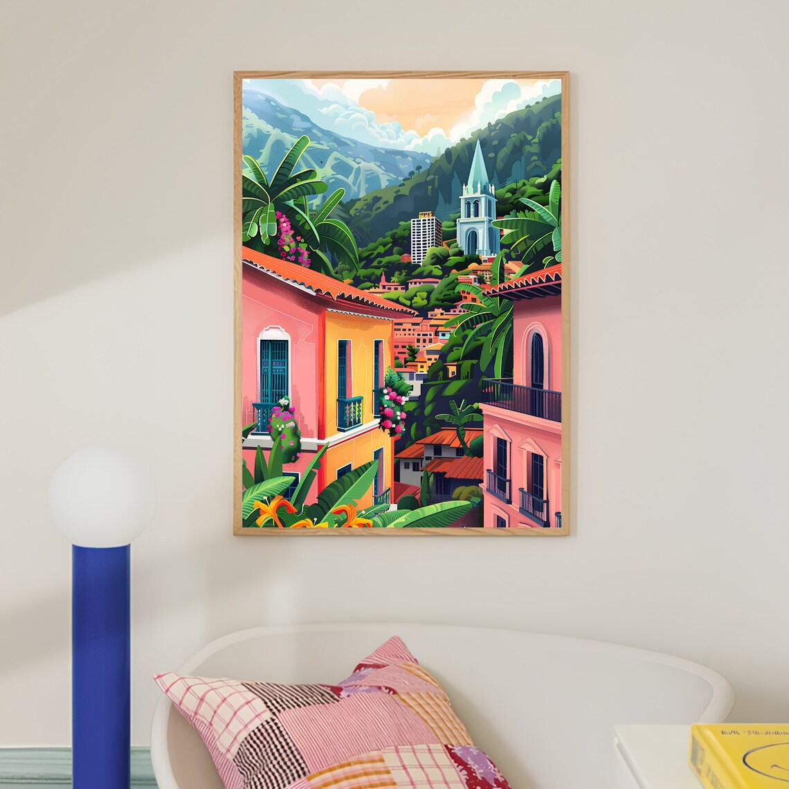 Bogota Travel Poster, Colombia Illustration Print - Image 2
