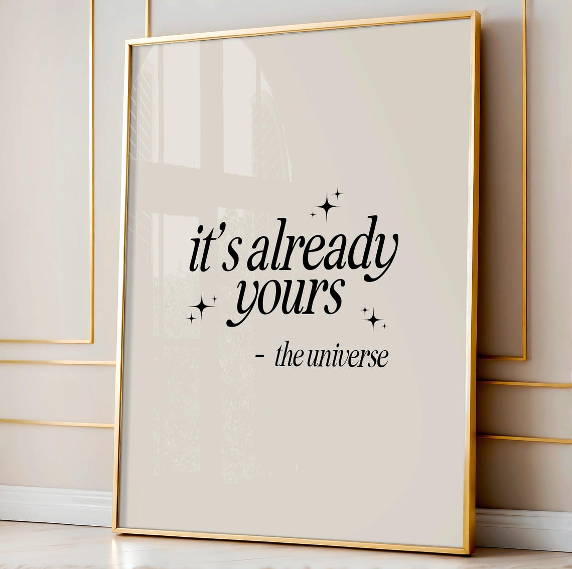 Its Already Yours Manifestation Quote Poster From the Universe - Image 5