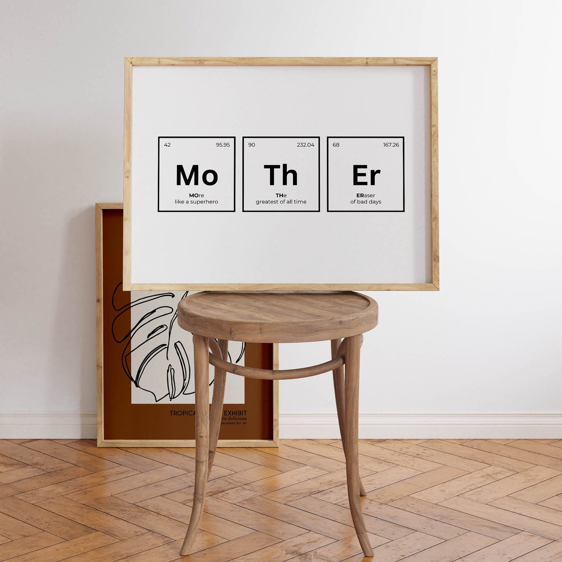 Funny Mother Periodic Table Elements Science Gift Wall Poster - Image 2