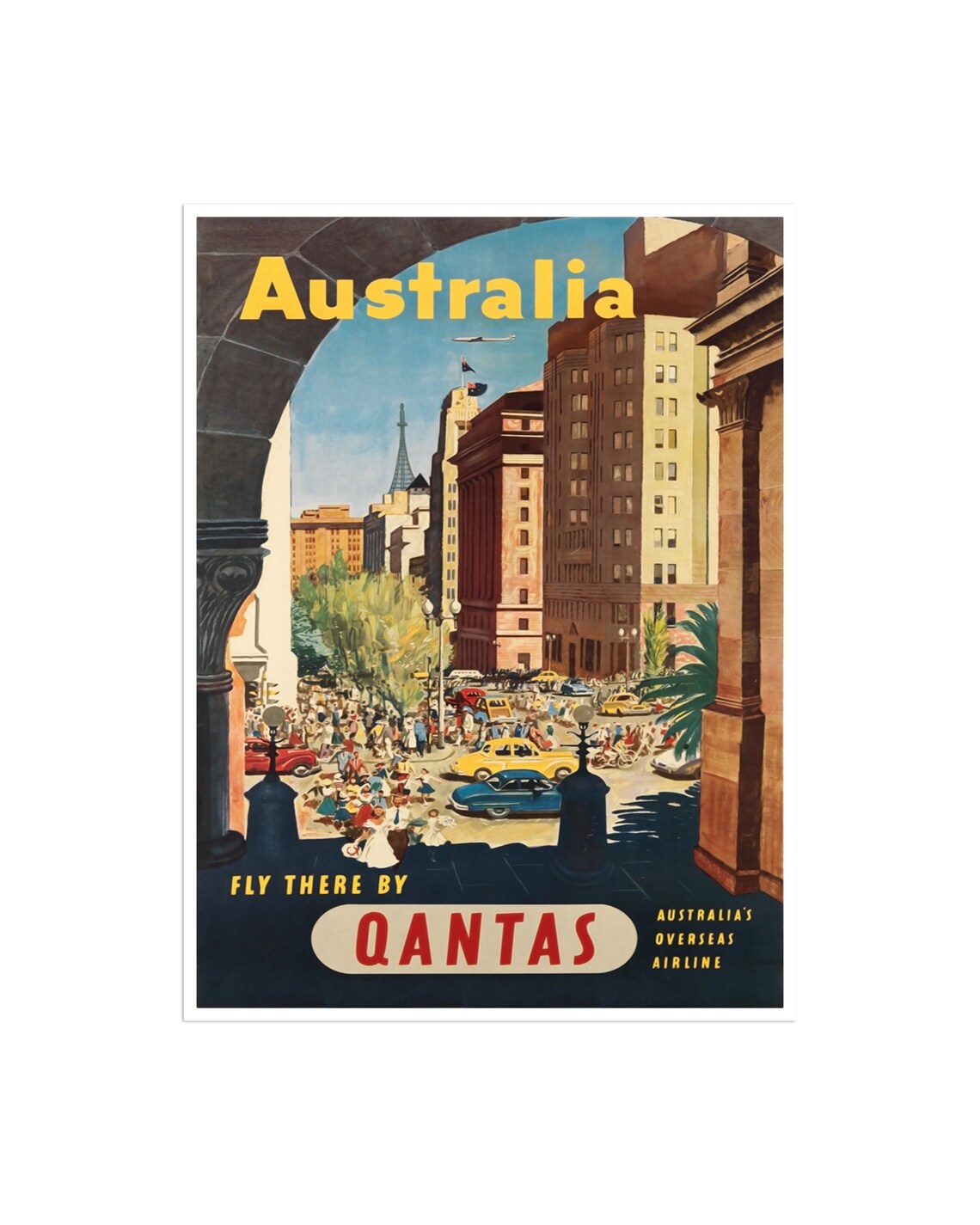 Australia Vintage Travel Poster, Travel Poster