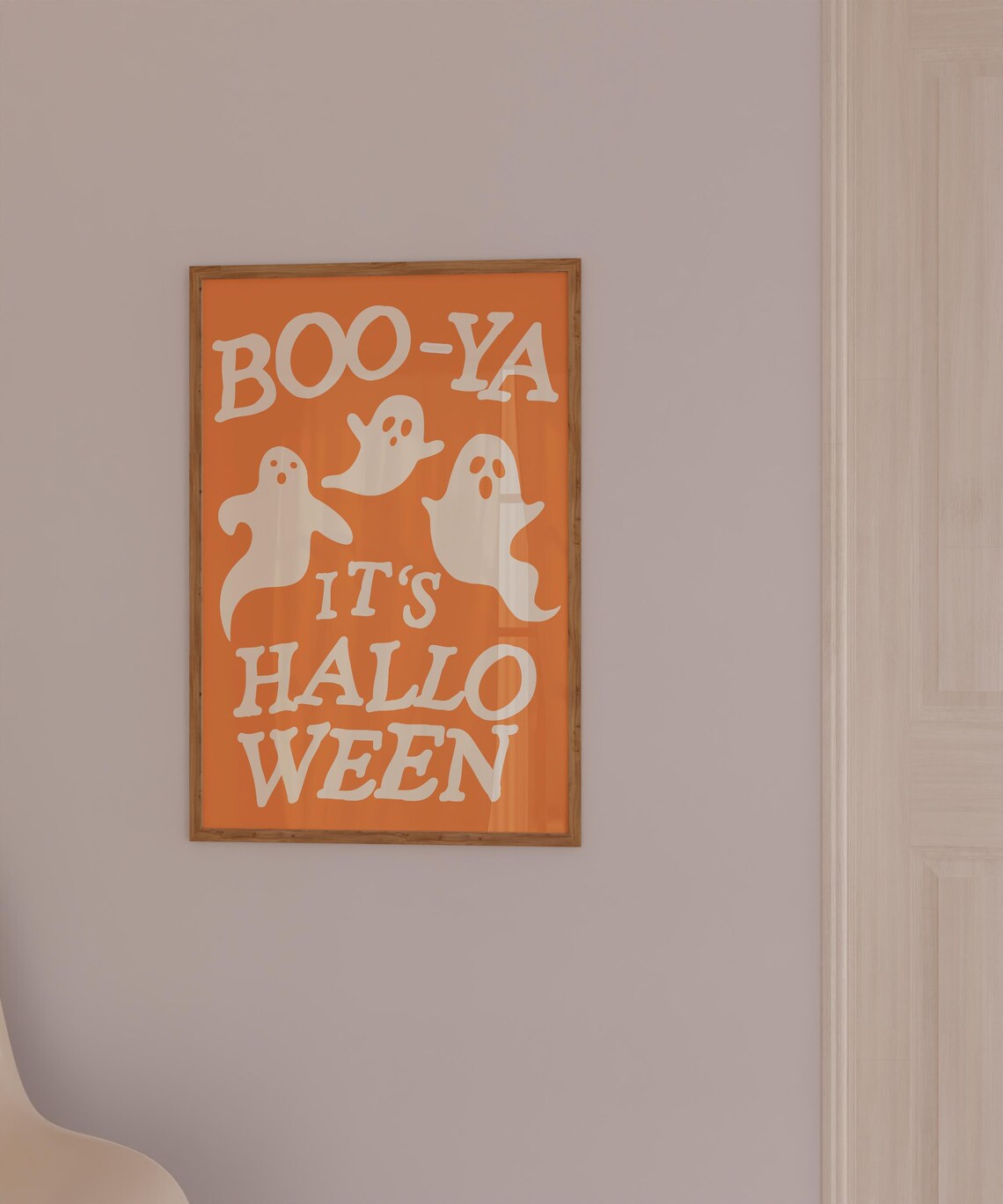 Boo Ya It's Halloween, Minimalist House Decor Poster - Image 4