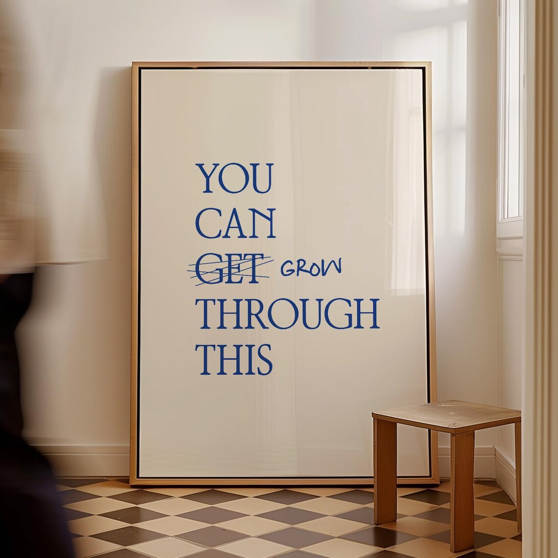 Selfgrowth Mindfulness Therapy Office Decor Art Print