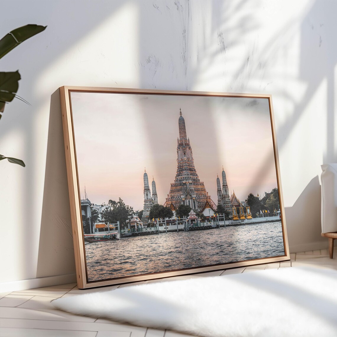 Wat Arun Sunset Bangkok Thailand Travel Poster - Image 3