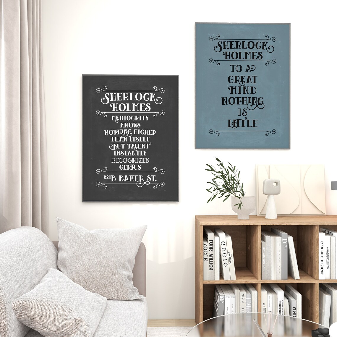 Sherlock Holmes Quote Poster, Arthur Conan Doyle - Image 2
