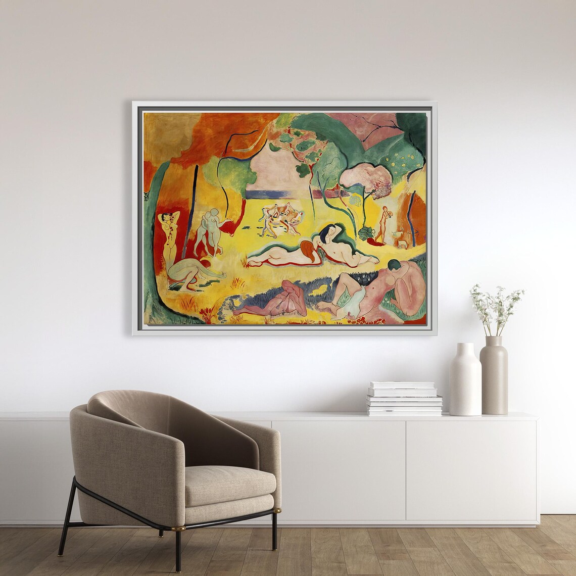 Matisse The Joy Of Life Fauvist Nudes Colorful Classic Poster - Image 2