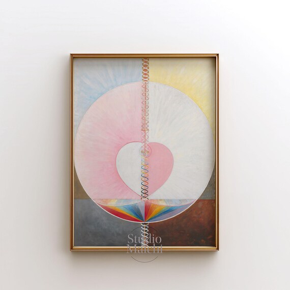 Hilma Af Klint Dove Geometric Abstract Wall Art Modern Poster Bauhaus Print Minimalist Art Art