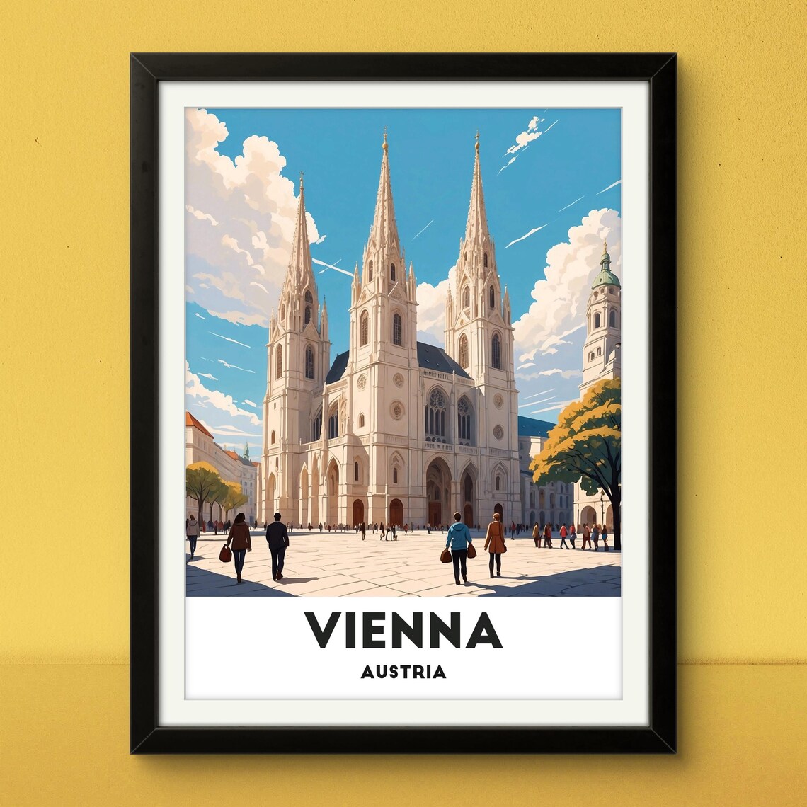 St Stephens Cathedral, Vienna Gothic Architecture Art Print