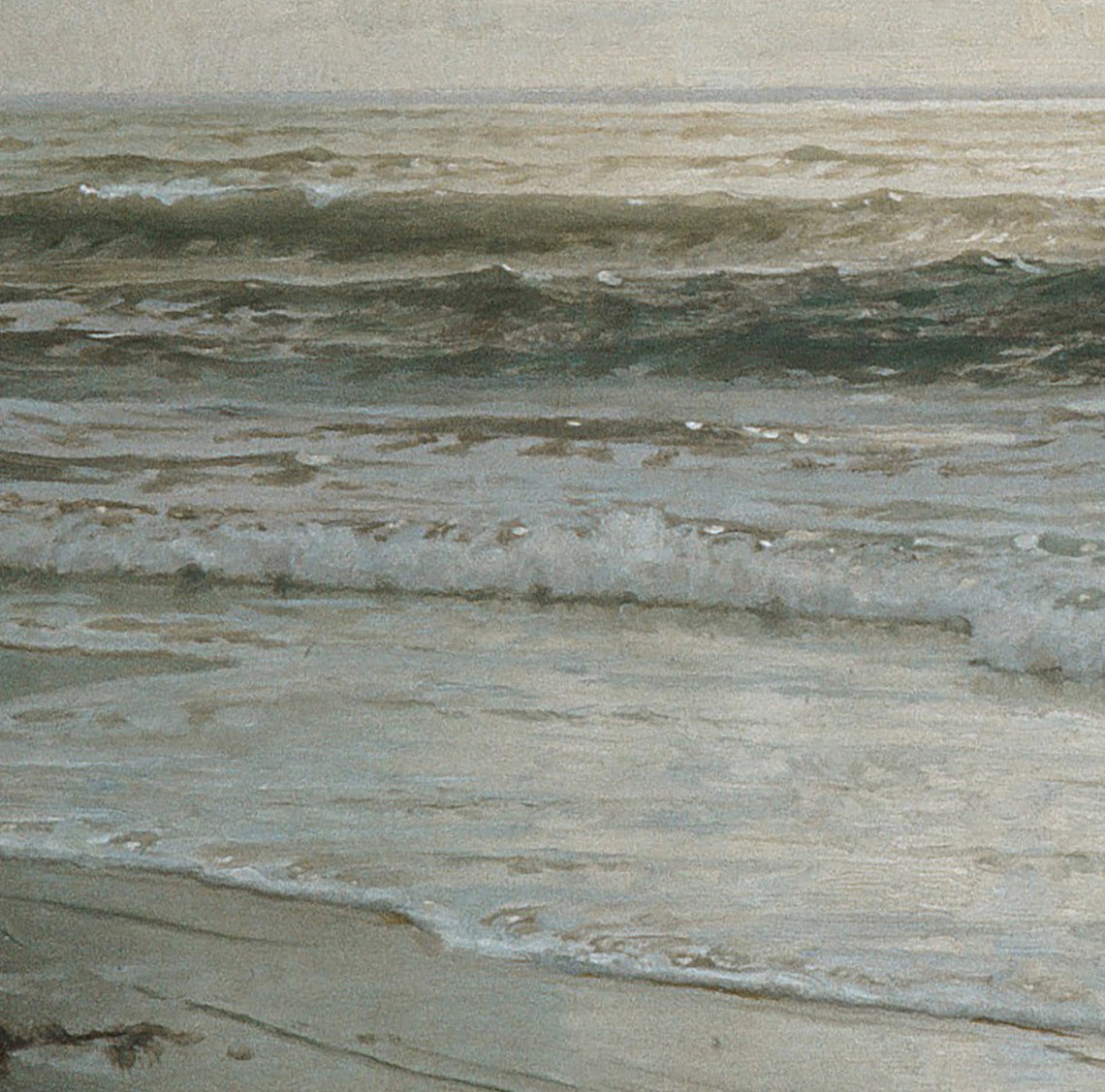 Vintage Coastal Ocean Art Print, Beach Seascape - Image 2