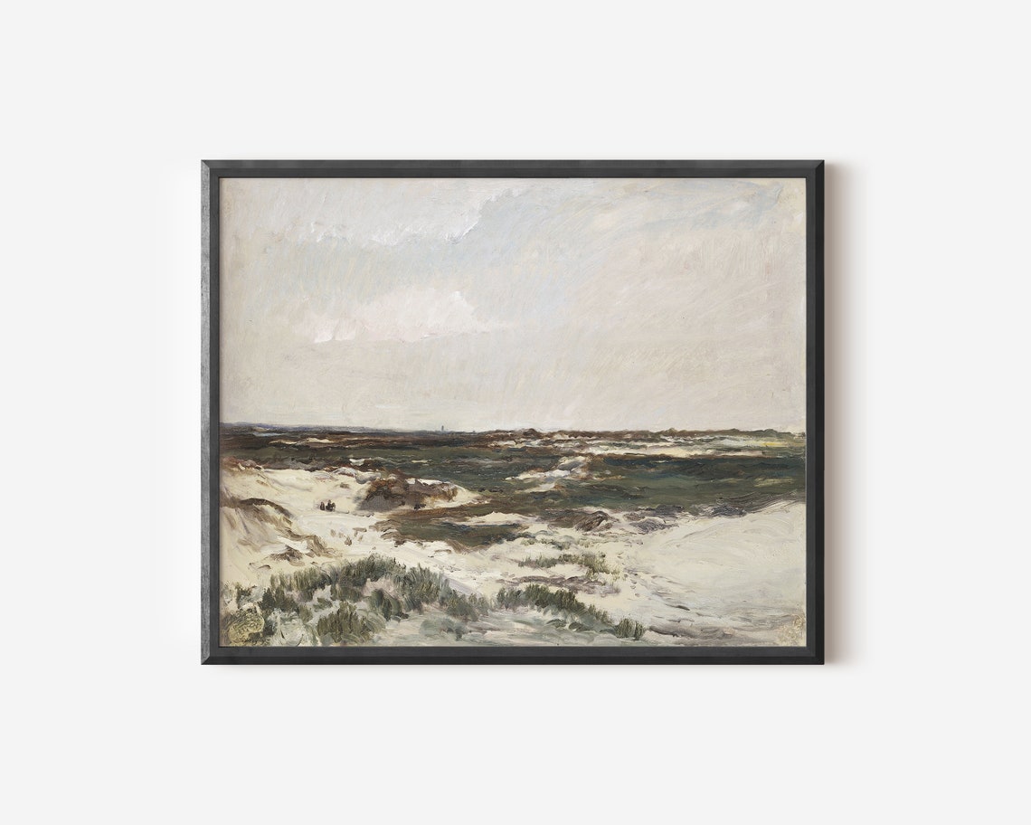 Vintage Coastal Landscape Art Print - Image 3