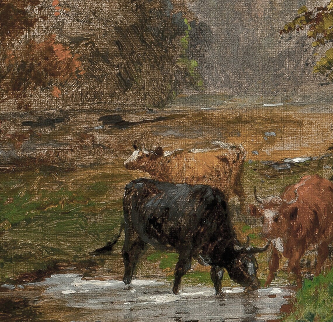 Farm Landscape Painting, Fall Farmhouse Decor Art Print - Image 4