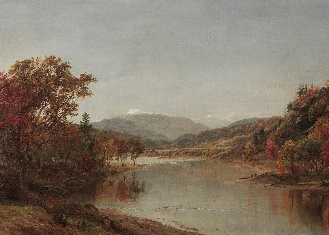Fall Autumn Landscape Art Print - Image 4