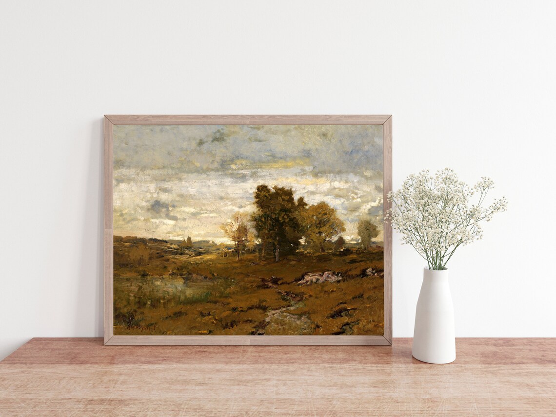 Fall Landscape Painting, Autumn Wall Art Print - Image 2