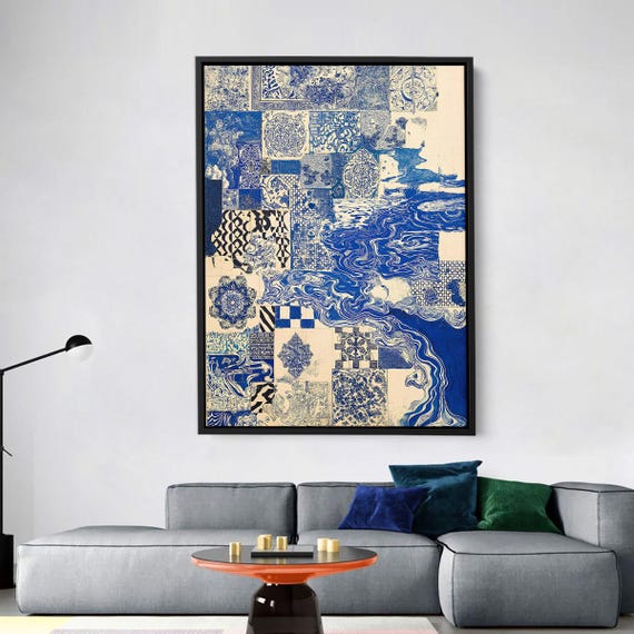 Islamic Tile And Water Pattern, Turkish Motif