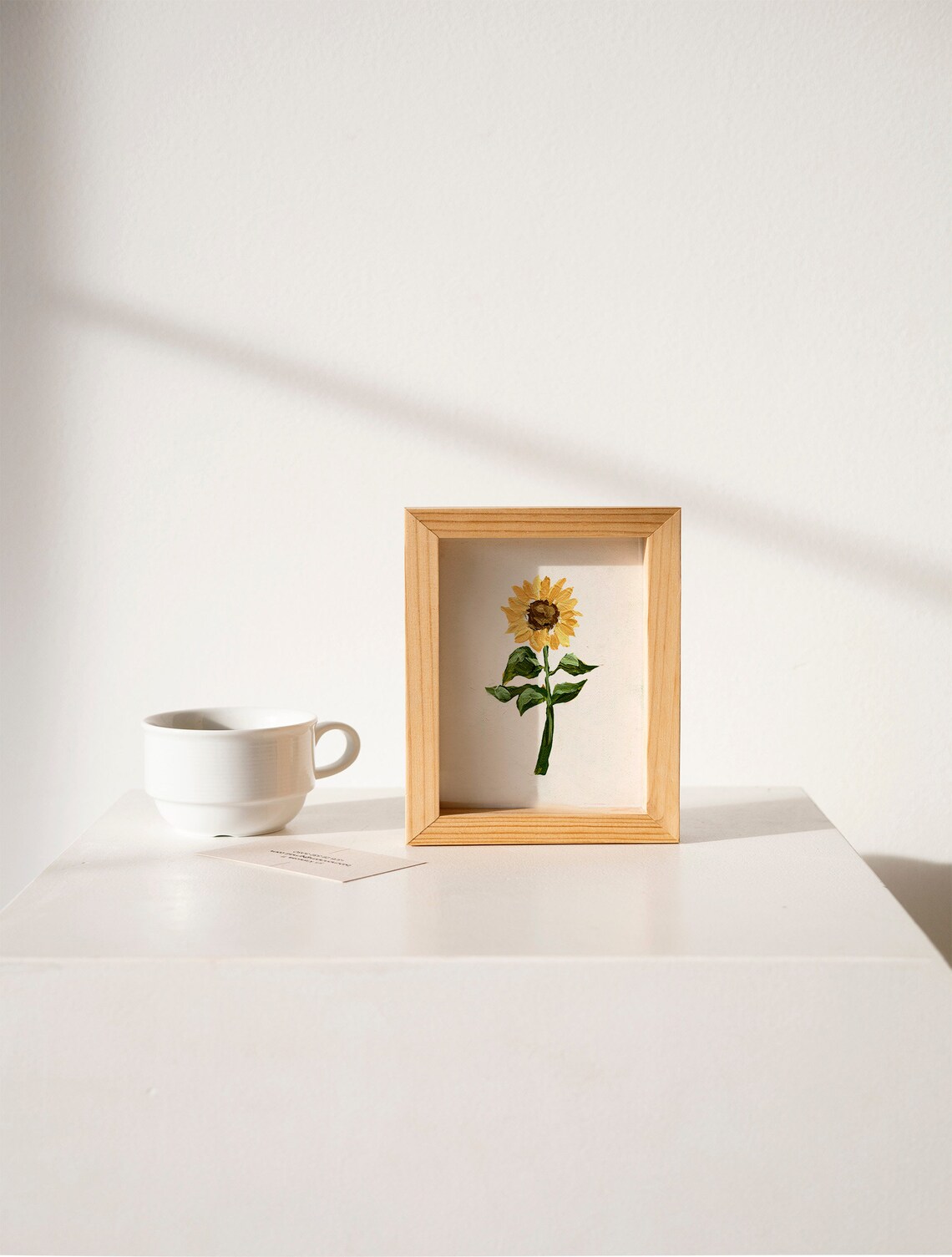 Sunflower Wall Art Print, Floral Living Room Decor - Image 2