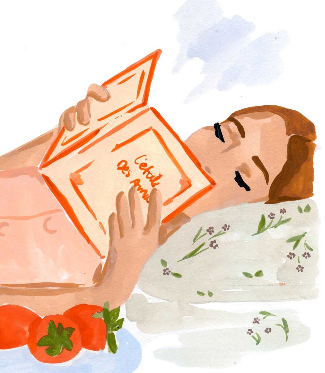 Night Reading Art Print, Bedroom Wall Art - Image 2