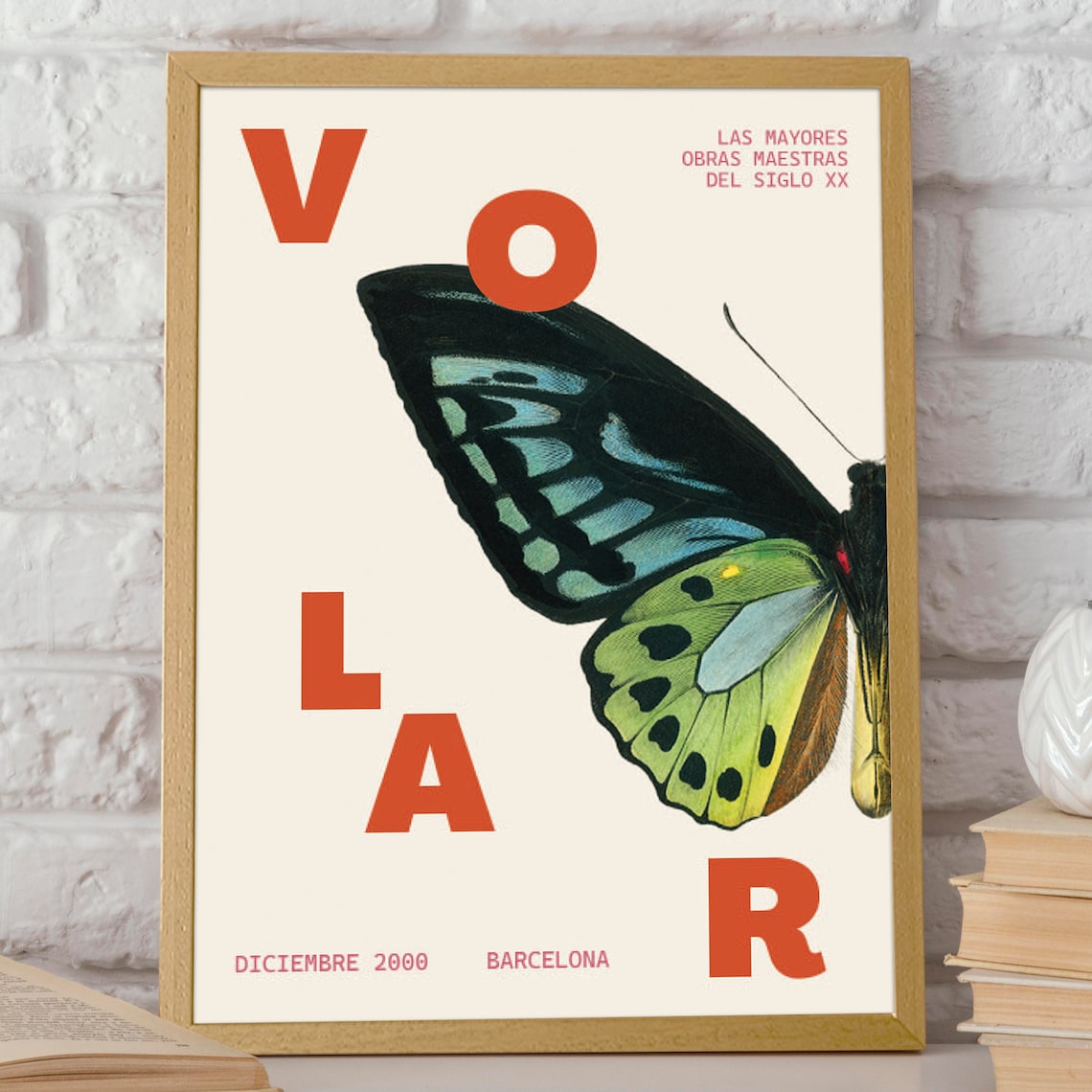 Butterfly Symphony, Modern Barcelona Exhibition Poster - Image 2