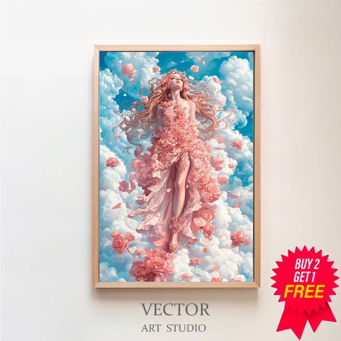 Aphrodite Greek Goddess Art Print, Ancient Greece