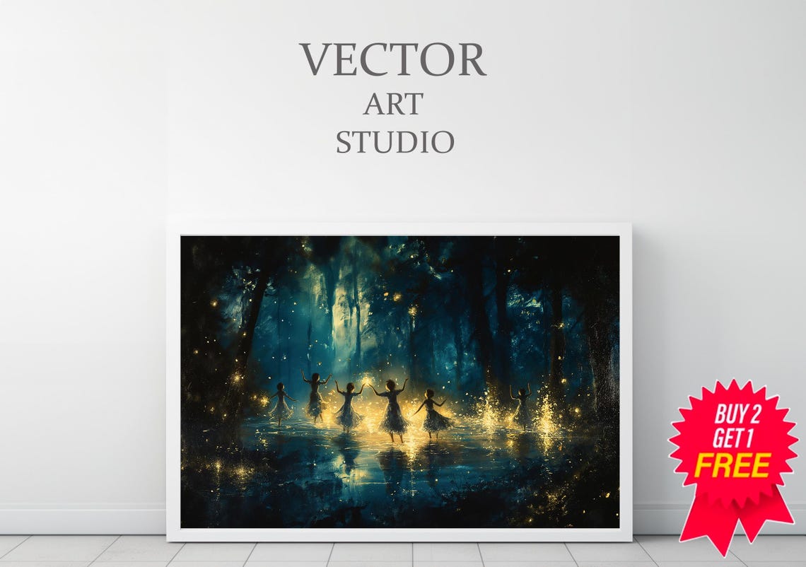 Dark Cottagecore Wall Art For The Frame Tv Country Cottage Wall Art Witchy Tv Art Frame Frame Tv Art Moody Vintage Fairies - Image 3